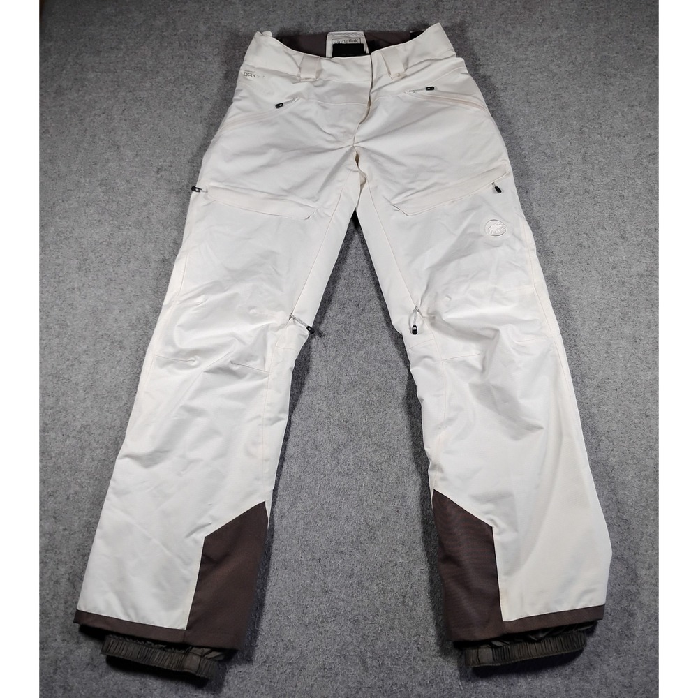 Mammut Ajungilak OTI Element White Insulated‎ Ski Snowboard Pants Womens 6 EU 36